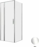 Душевой уголок Allen Brau Priority 90x80 3.31025.00 + 3.31040.00 прозрачный/хром