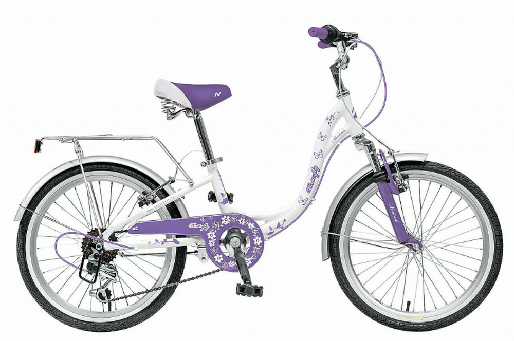 Детский велосипед Novatrack Butterfly 6 sp. 20" (2019)