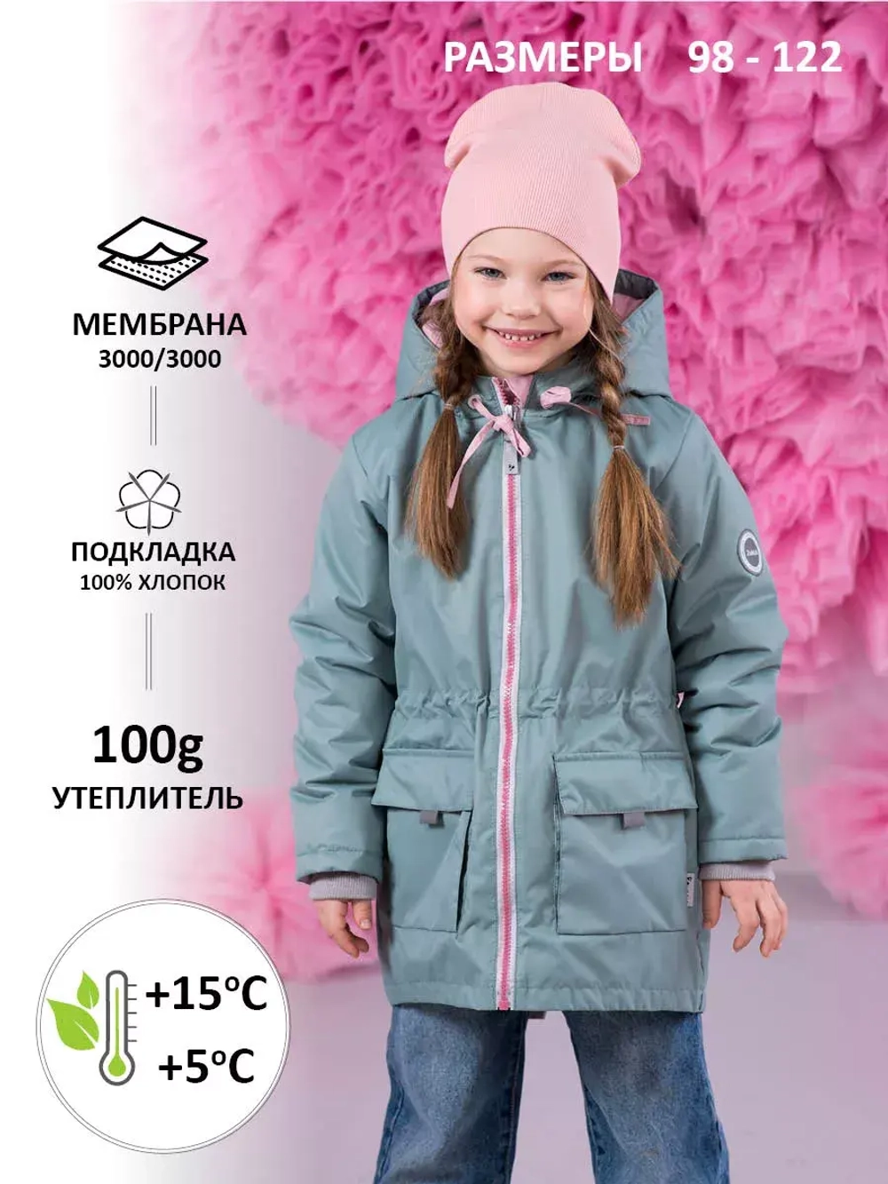 Куртка парка демисезонная мембрана