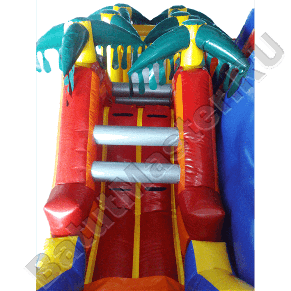 Надувная полоса препятствий "Супер - джунгли"