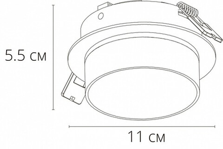 Встраиваемый светильник Arte Lamp Imai A2264PL-1BK