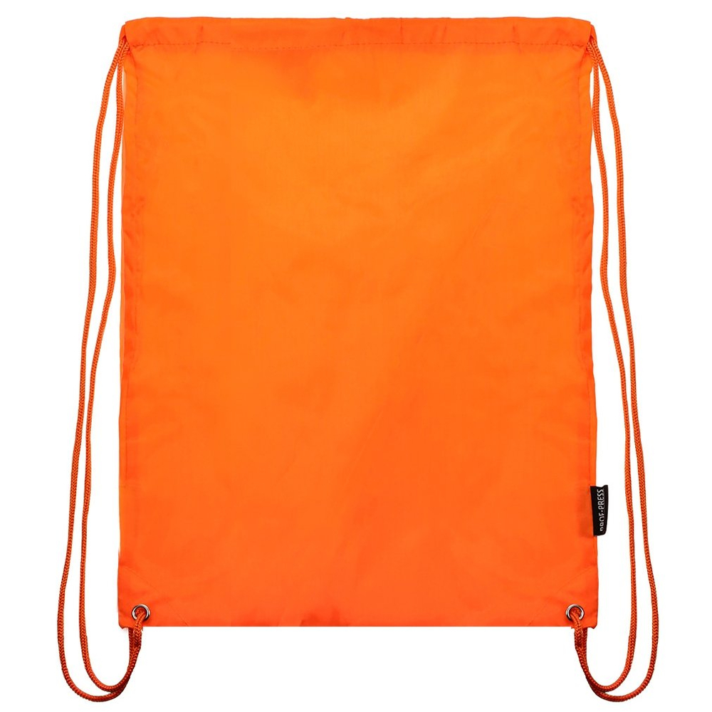 Мешок для сменной обуви 1 отделение Проф-Пресс, 340х450 мм, двойной шнурок, "Оранжевый"