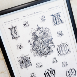 Арт-постер Объект мечты Монограмма 8