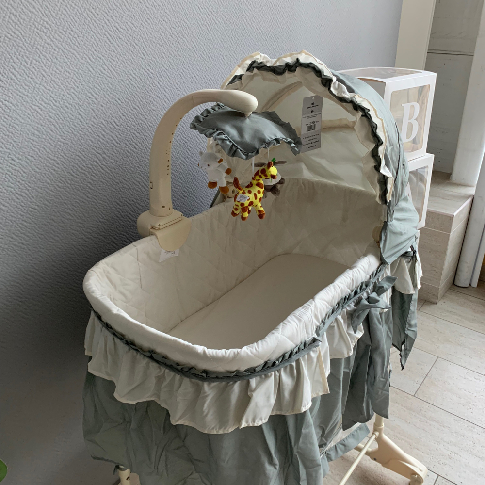 PITUSO Колыбель 3 в 1 Viana на колёсах Misty Olive/Оливковый