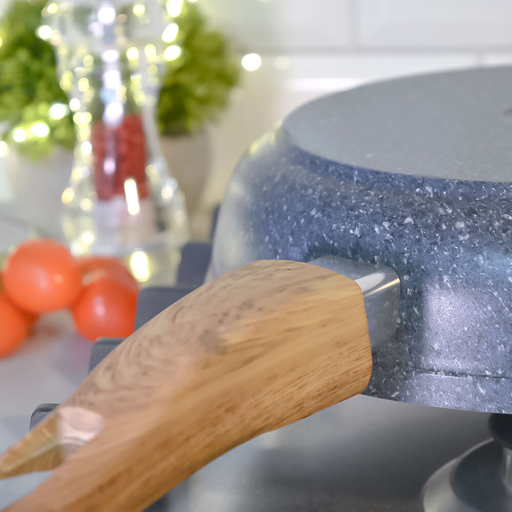 Сковорода 22см Premium blue со съемной ручкой