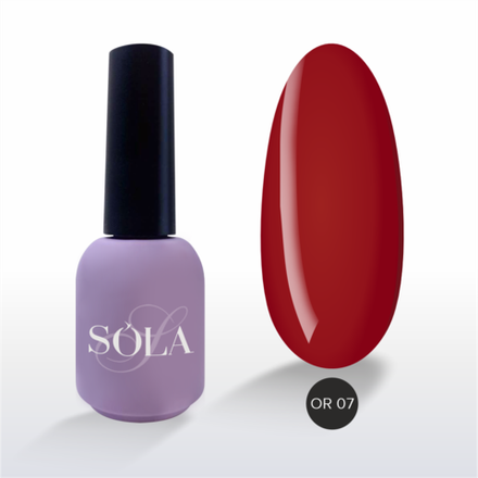 SoLa Гель-лак Only Red 07, 10мл