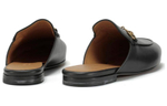 GUCCI Princetown Slipper Black Leather Women"s