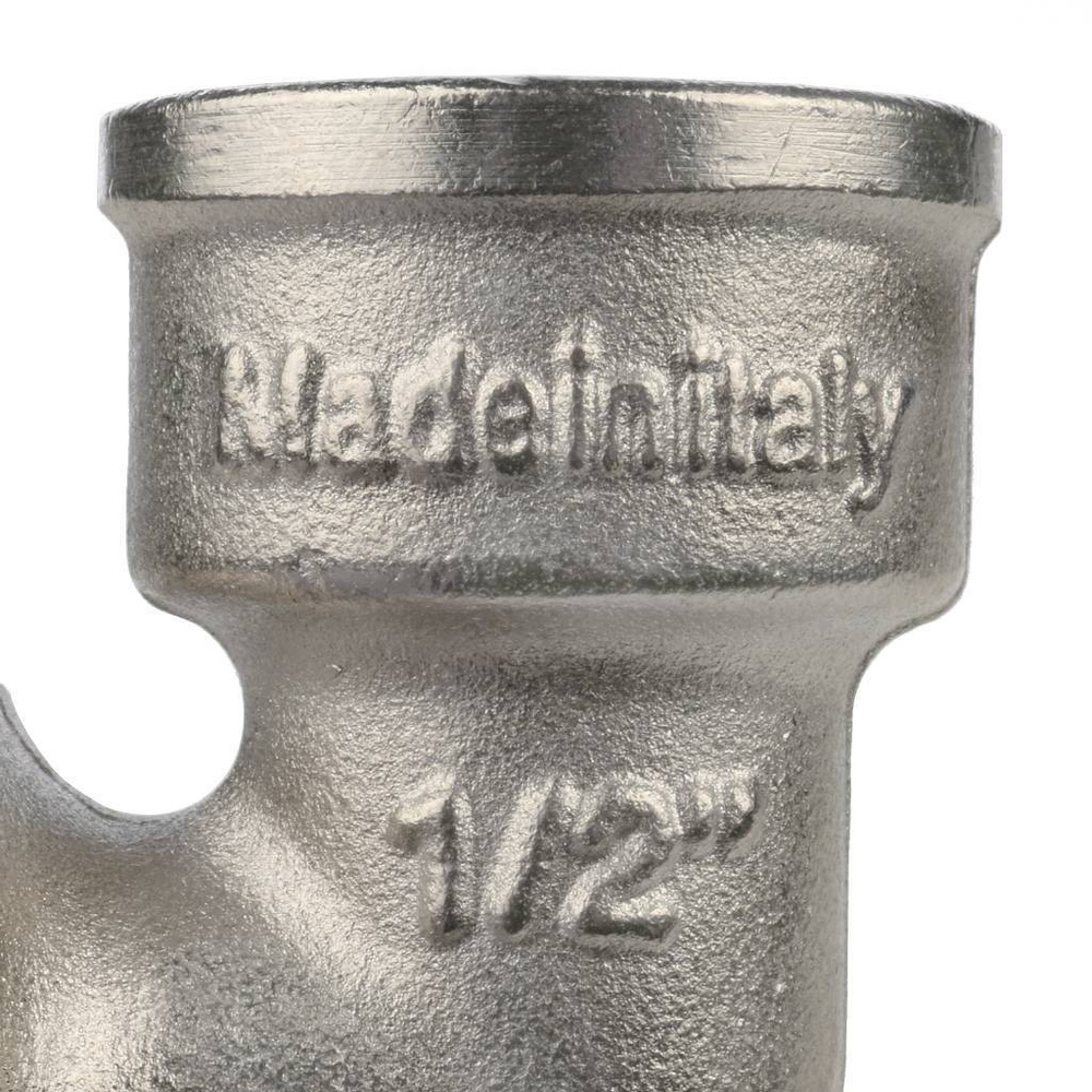 Угольник с упором ВР/НР (ник)       1/2"