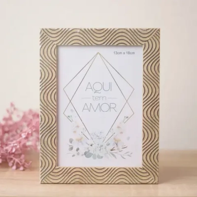 Фоторамка 13*18см «Верона» песочный, пластик