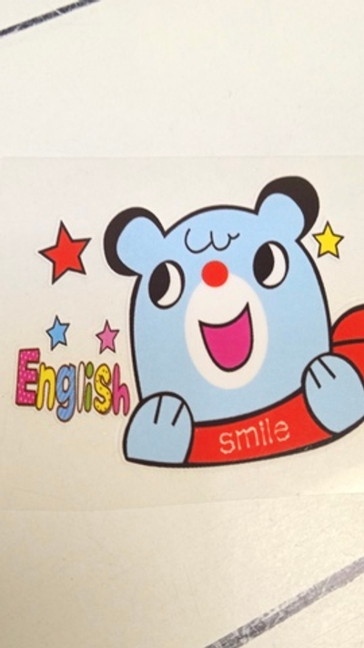 Наклейка - переводка Голубой мишка (№3)