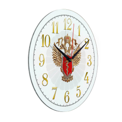Настенные часы "Эмблема ФСКН 02 53" Декор для дома, подарок