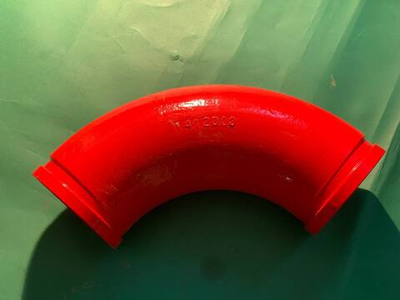 Угол бетоновода DN125*R260*90