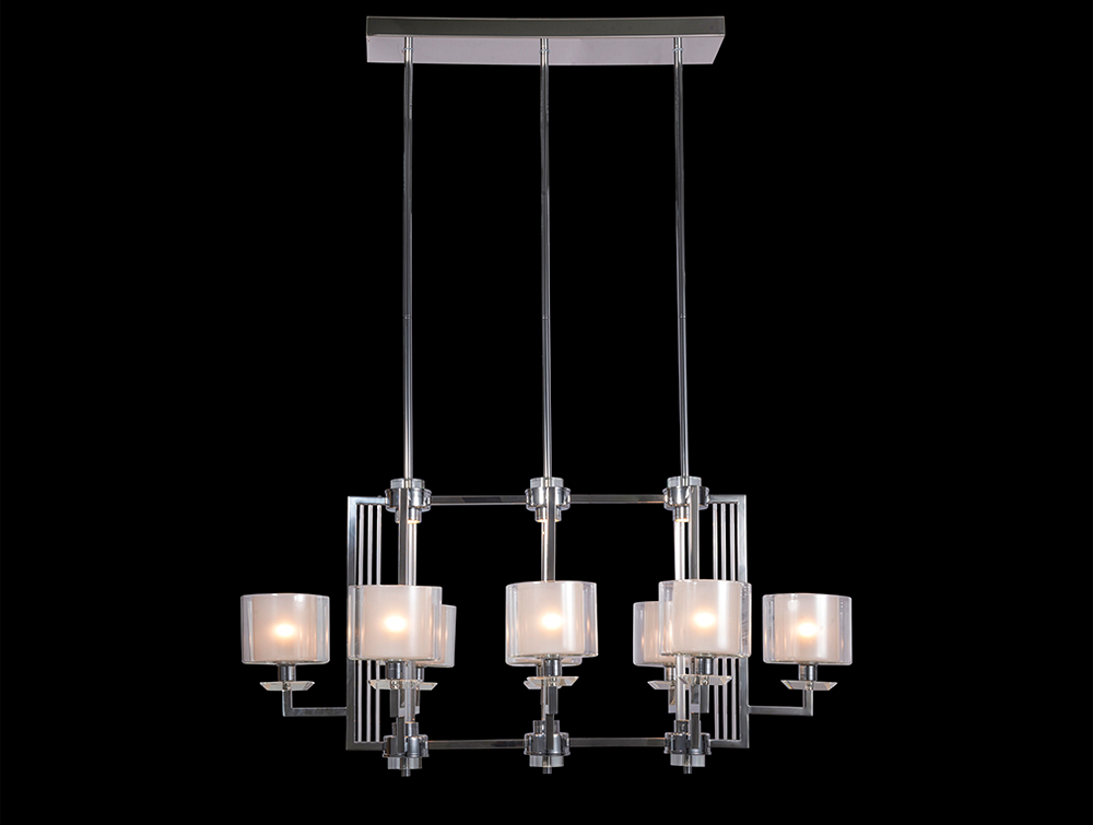 Подвесная люстра Newport ALEXANDRA 4408/S chrome, М0057156