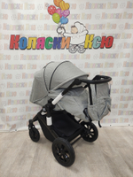 Коляска модульная 3в1 Farfello Molly Trio серый