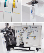 Оверлок швейный бытовой Aurora 700D 4-ёх ниточный 14 операций