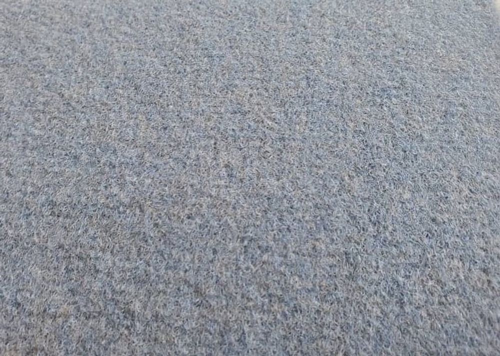 Ролл-мат бежево-голубого цвета с гимнастическим ворсом из полиэстера