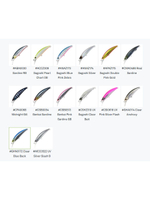 Воблер для рыбалки DUO Rough Trail Blazin 70, ANAZ173 Sagoshi Blue Pink Zebra, 70 мм, 20 г, быстро тонущий, минноу