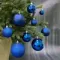 Набор пластиковых шаров Гамма 46 шт., синий, ChristmasDeLuxe (85396-88085)