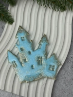 Новогодняя елочная игрушка Замок