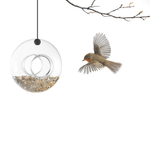 Кормушка для птиц подвесная, 20 см, стекло