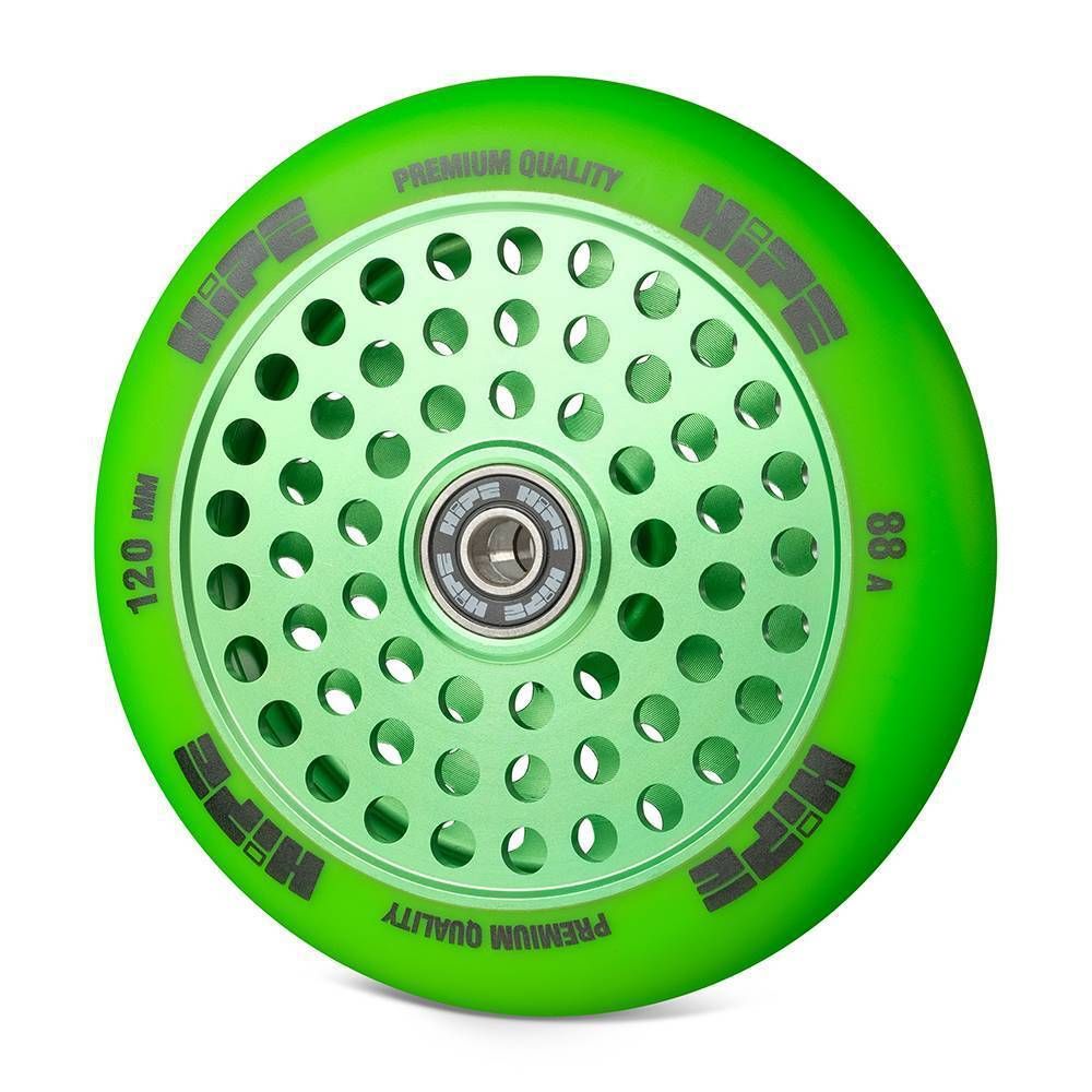 Колесо HIPE H20 120мм, зелен/зелен