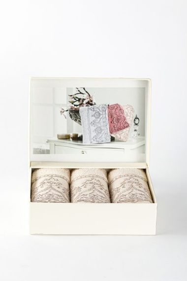 Набор салфеток LINA  3пр 30х50 TIVOLYO HOME Турция