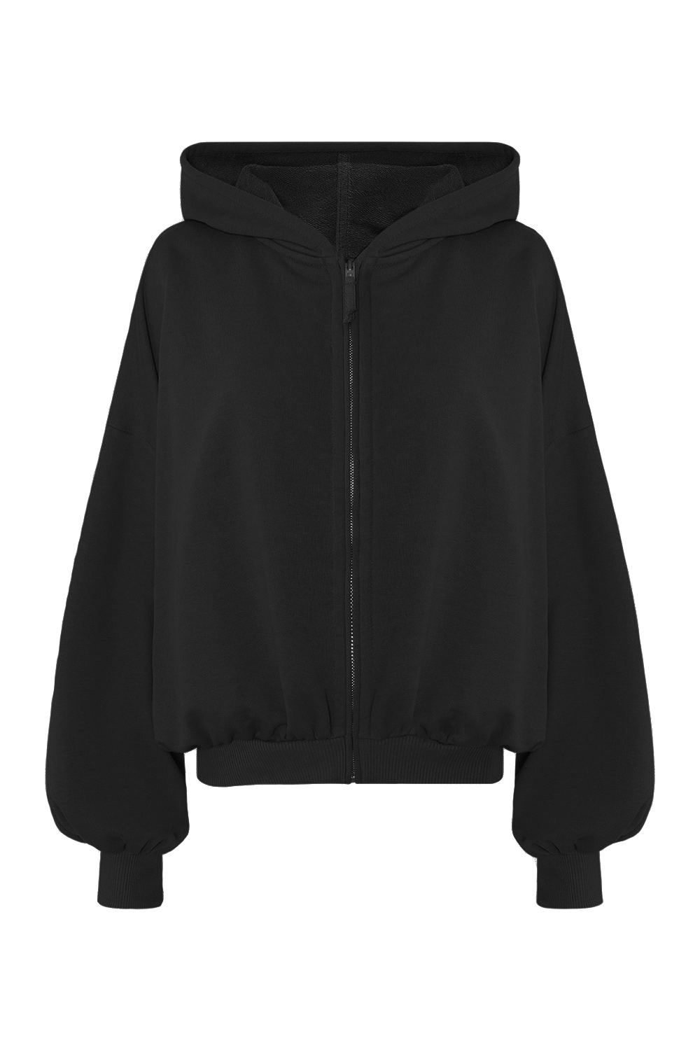 Толстовка на молнии Чёрный