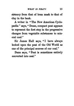 Facts about Peat, Peat Fuel and Peat Coke | Thomas Hooker Leavitt