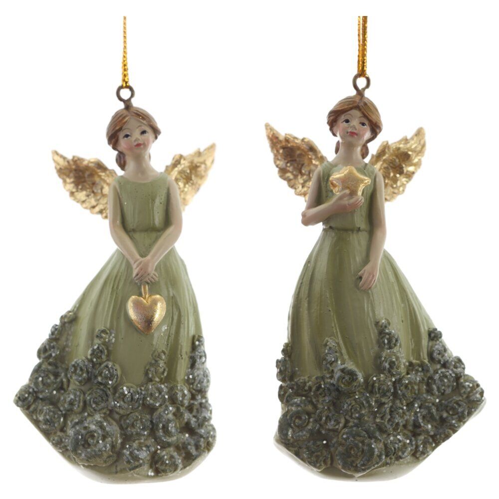 GAEM Фигурка декоративная подвесная "Ангел", L5 W3,5 H9,5 см, 2в.