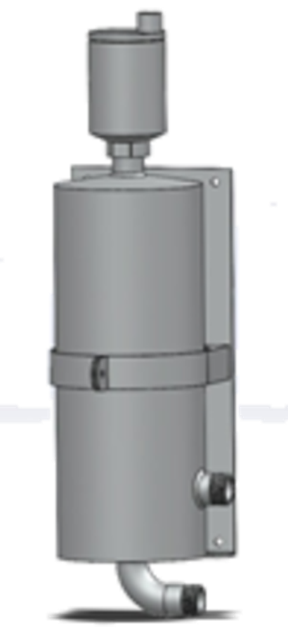 Vortex fuel gas separator Air Separator-01, DN25