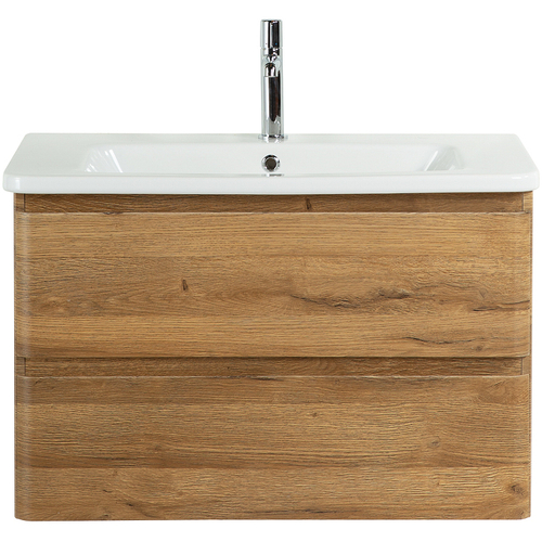 Тумба под раковину BelBagno 80 ALBANO-CER-800-2C-SO-RR подвесная Rovere Rustico