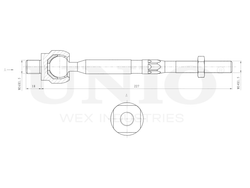 Тяга рулевая UNIO SSP-30093