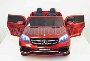 Детский электромобиль River Toys MERCEDES-BENZ GLS63 4WD красный