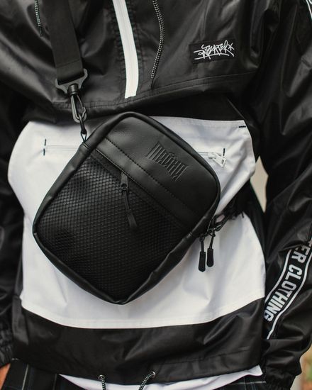 Сумка ТАЙНА через плечо черный/экокожа