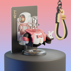 Тайная коробка со сменным тельцем к игрушке- брелку Эйлико , Eiliko сюрприз бокс