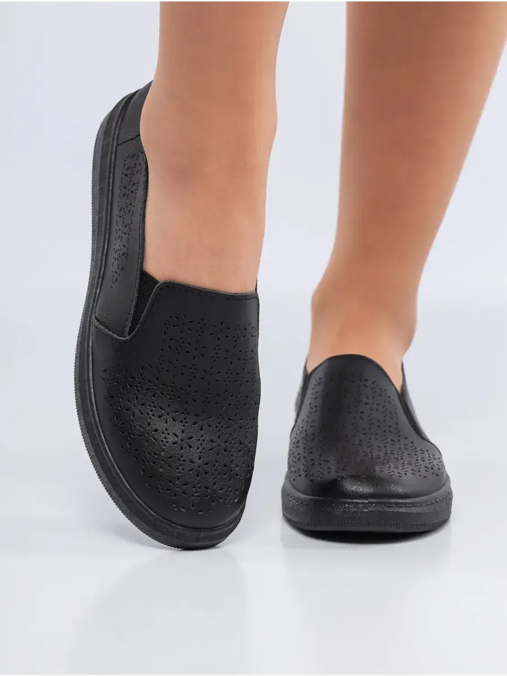 Мокасины летние с перфорацией