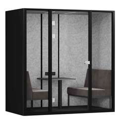 SoundCube RV QUATTRO з/с-глухая SDC-2.2-WA Черный/Зимний Лес/Черный/Антрацит/Прозрачный/Серый 2200*14