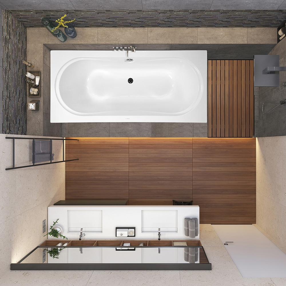 Акриловая ванна Vagnerplast Briana 180x80