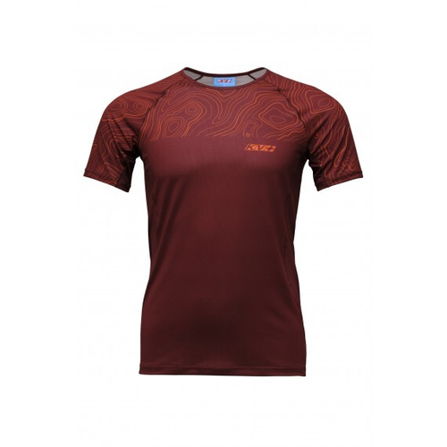 Футболка KV+ SPRINT WAVE bordeaux, мужская, 24S01.6