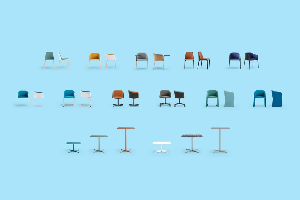 Подстолье металлическое Pedrali Laja, черный