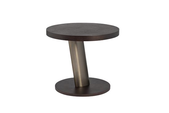 58DB-19372 Стол журнальн.Kong темный орех d70*60см