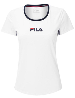 Футболка для девочки теннисная Fila T-Shirt Lorena Girls - white