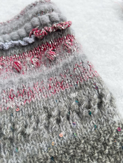 Трикотажная пряжа для вязания Eyre Pailletes с пайетками