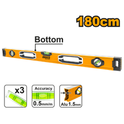 Уровень пузырьковый 180 см INDUSTRIAL