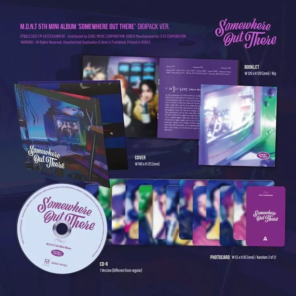 Альбом M.O.N.T MONT - Somewhere Out There [Digipack ver.]
