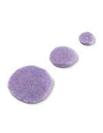 Autech Полировальный круг комплект - натуральный мех LILA 75мм/50мм/25мм