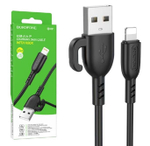 Кабель USB - Lightning BOROFONE BX91 (черный) 1м