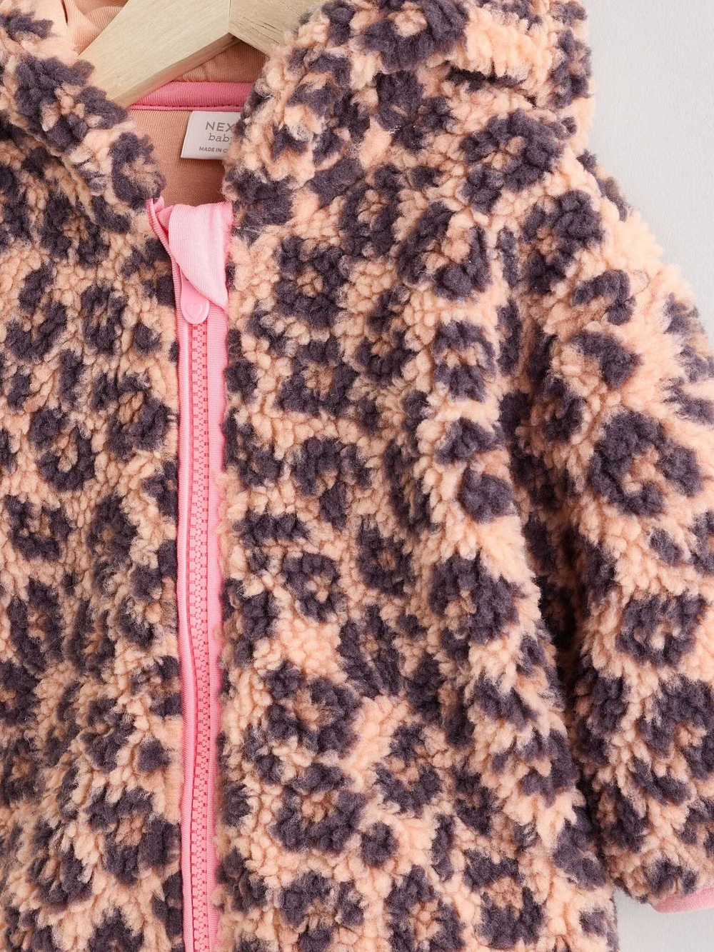 Куртка флисовая для малышей Next K91-434, Бежевый, Коричневый