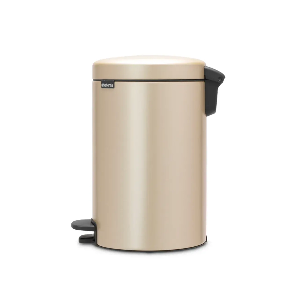 Brabantia NewIcon Контейнер для мусора Gold Metalic, 12 л.