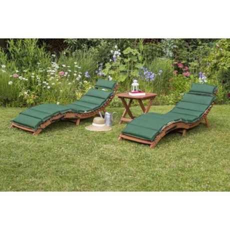 Комплект шезлонги и столик Afina AFM-803A-T133 Beige-Green (2+1)